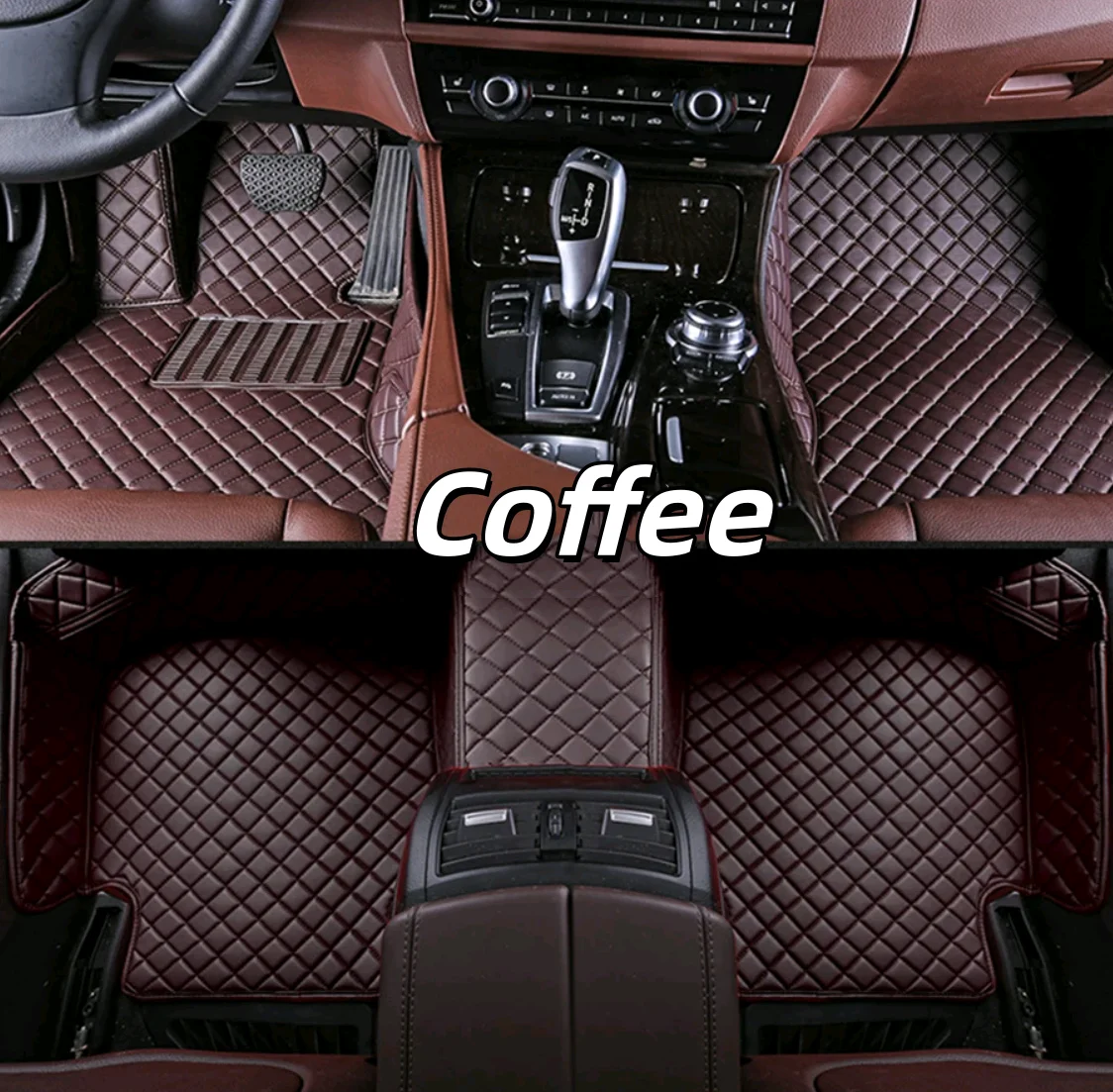 

Accessories car floor mats for BMW 16-22 7 series G12 19-22 8 series G16 Auto leather carpet pads full set vehicle foot mat rugs
