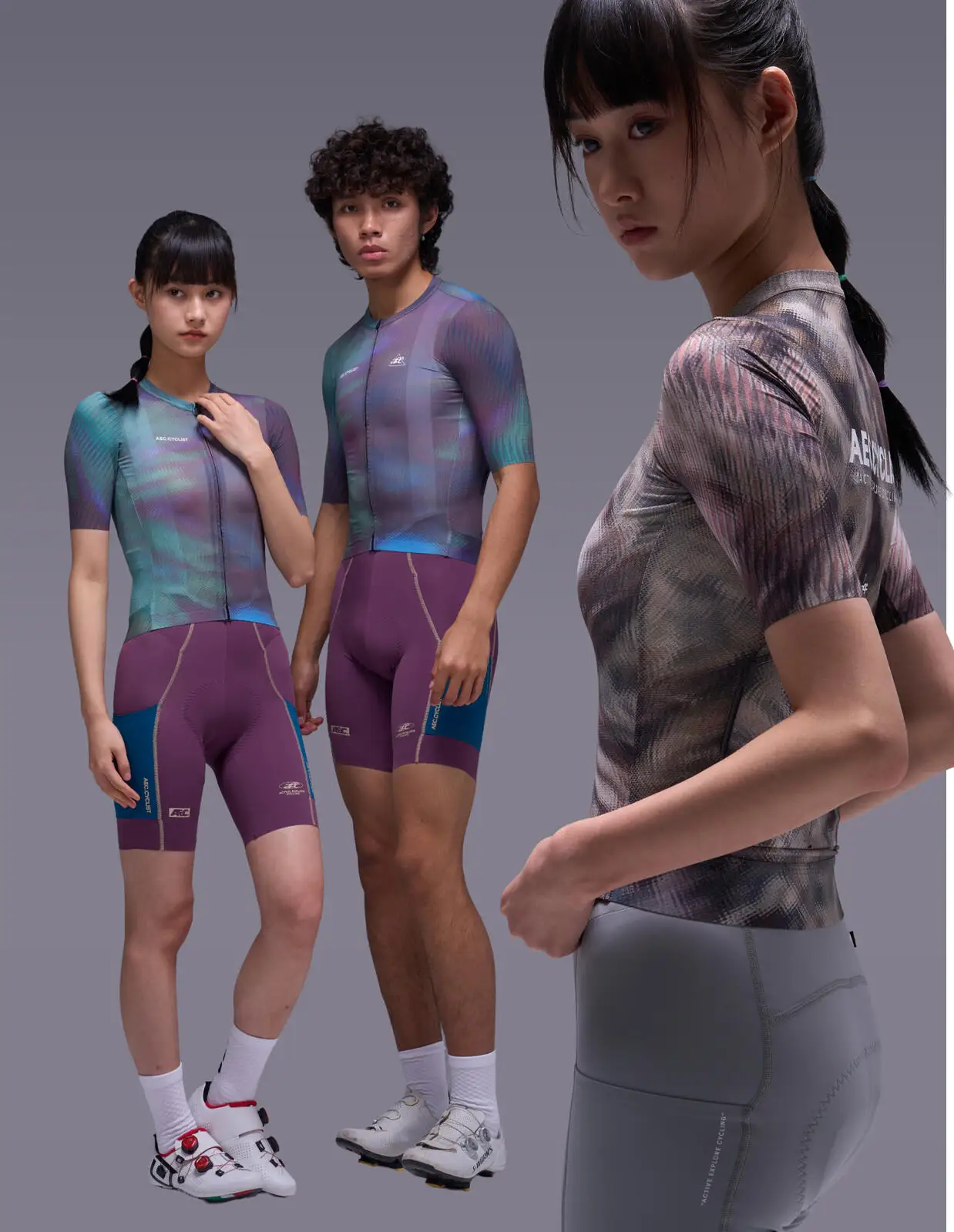 AEC YAOYING Serie Herren-Radtrikot Damen Slim Pro Bike Tops 2026 Sommer Kurzarm Fahrrad-Shirts Schnelltrocknend – Detail 1