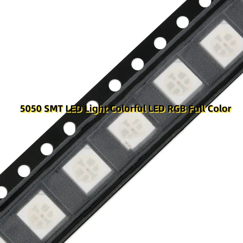 100pcs 5050 SMT LED Light Colorful LED RGB Full Color