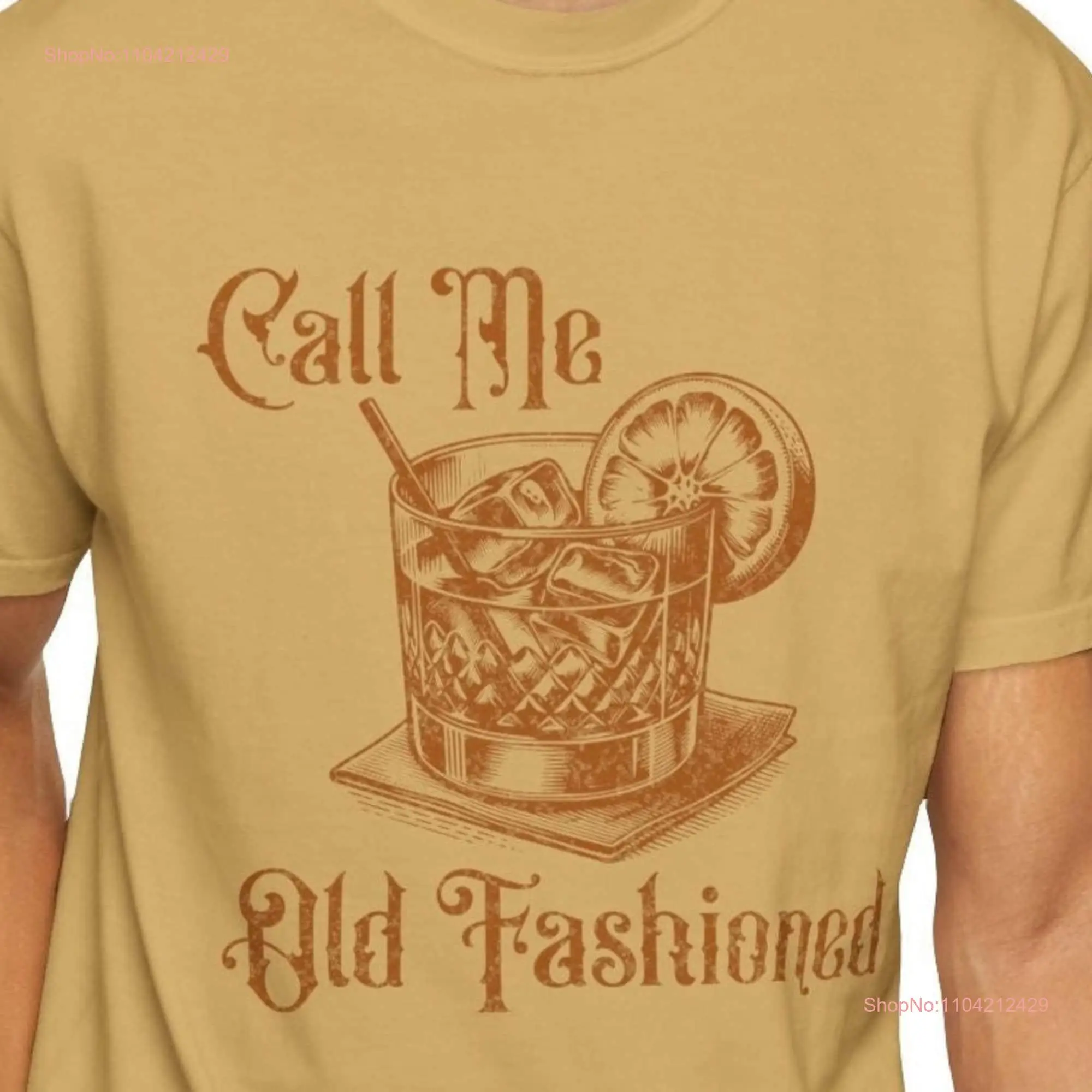 Whiskey Lover T Shirt Call Me Old Fashioned Cocktail Funny Gag Drinking Alcohol Fathers Day fro Granddad