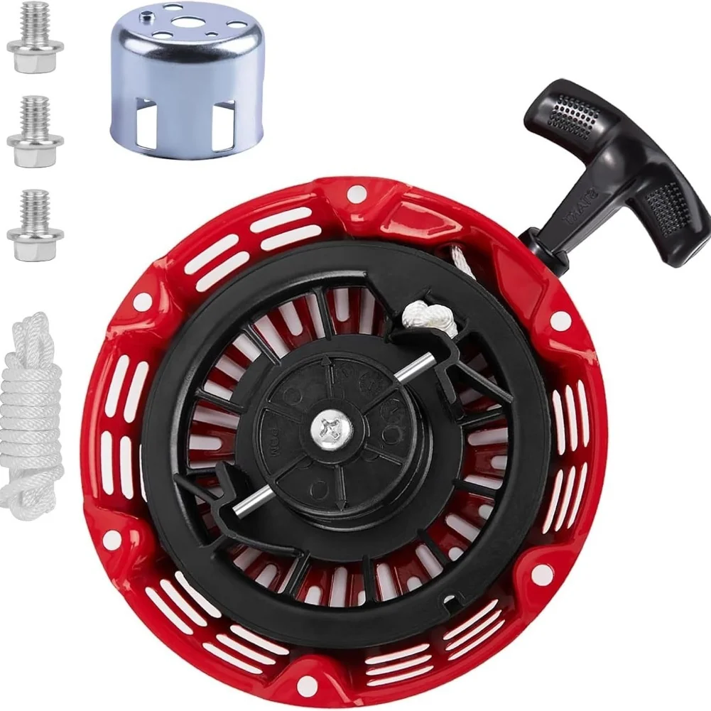 

Сменный шнур, аксессуар для генератора стартера, эргономичная ручка из ПВХ, пластиковая конструкция, подходит для различных мелких двигателей