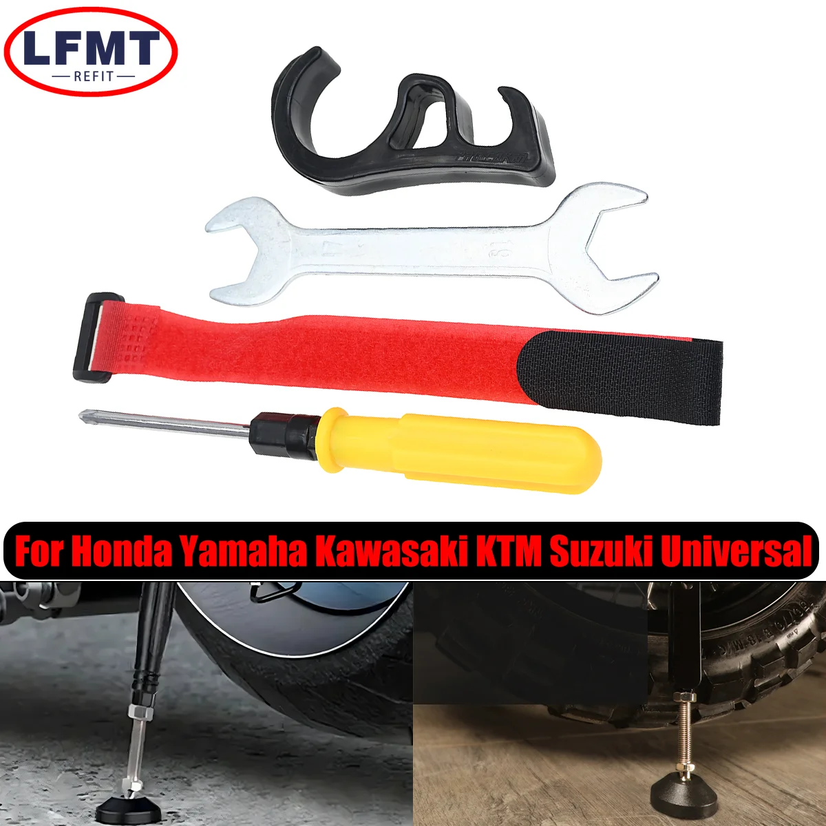 Motorcycle Wheel Lift Stand Trail Stand Front and Rear Easy Portable Repair Kits For Honda KTM Suzuki Universal Yamaha Kawasaki