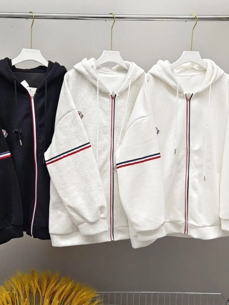 

Повседневная бейсбольная толстовка с капюшоном Jaet Верхняя одежда Весна Осень Свободный крой Универсальный корейский Slerane Свободный повседневный дизайн Топ Модный