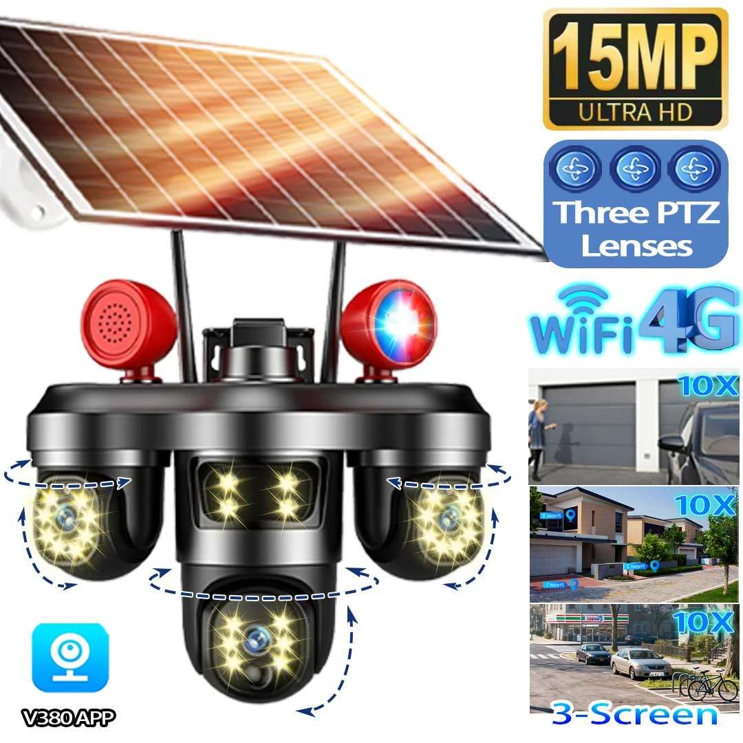 3-PTZ Lens 4G Wifi …