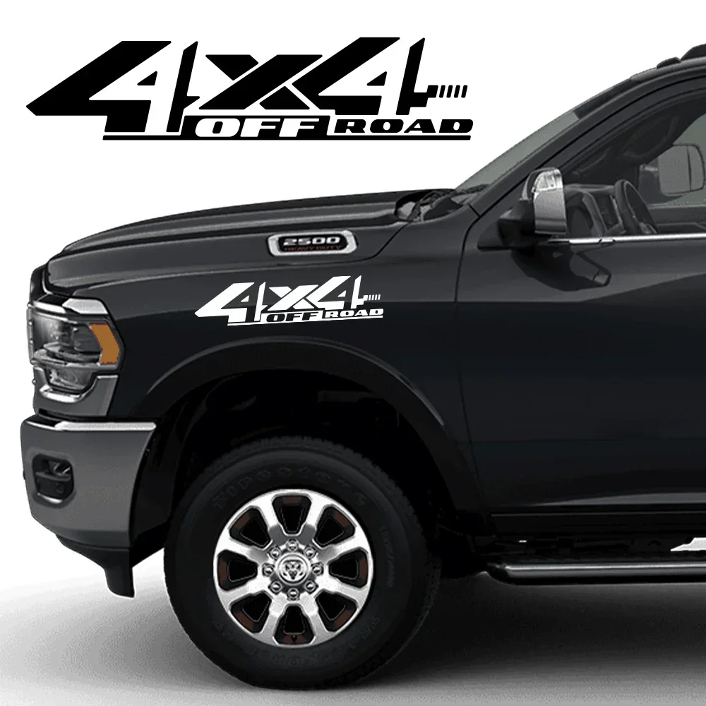 Pegatina todoterreno 4x4 para coche, pegatina decorativa de vinilo para camioneta, Isuzu Dmax Ford Ranger F150 Toyota Hilux GMC Sierra Canyon Dodge RAM