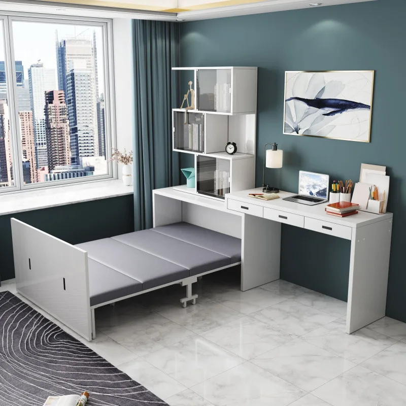 Simple Modern Multifunctional Office Lunch Break Bed Home Study Invisible Folding Bed Cabinet