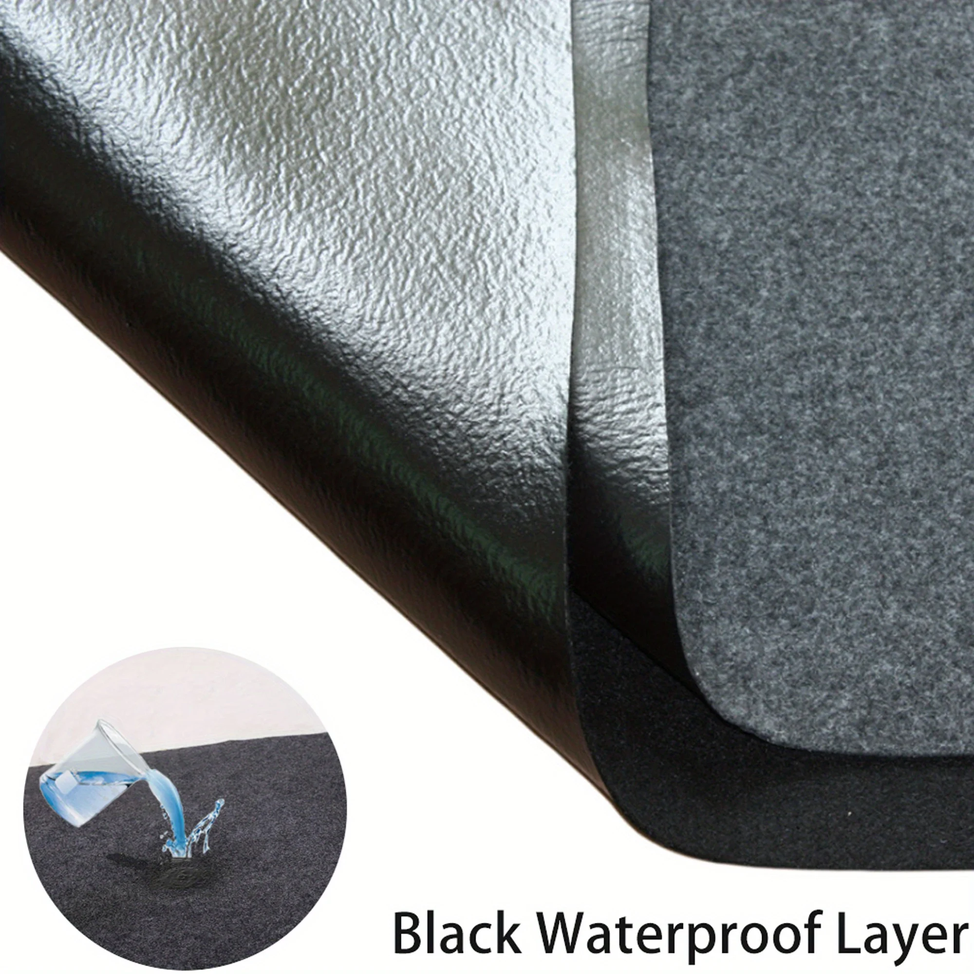 1 Pcs Quick Dry Waterproof Under Sink Mat for Kitchen Laundry Cabinets 24 X 29 Inch,Slip Resistant,Absorbent Mats for Below Sink