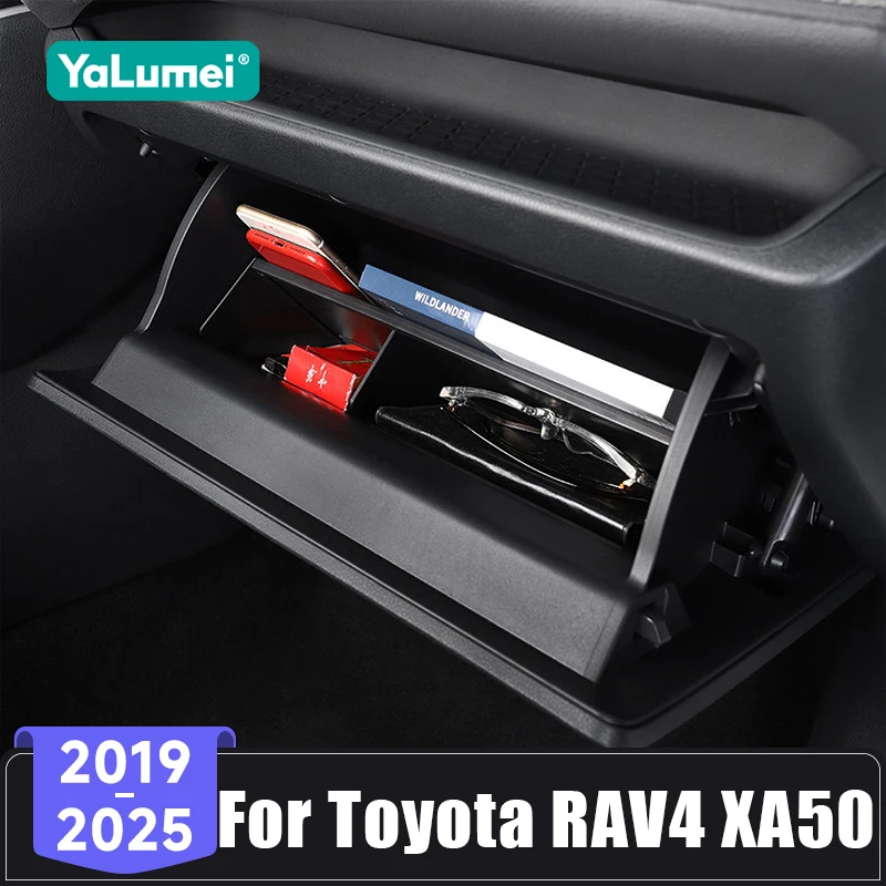 Für Toyota RAV4 XA50 Hybrid 2019 2020 2021 2022 2023 2024 2025 Handschuhfach-Trennwand, Aufbewahrungsregal, Organizer, Ablagefach