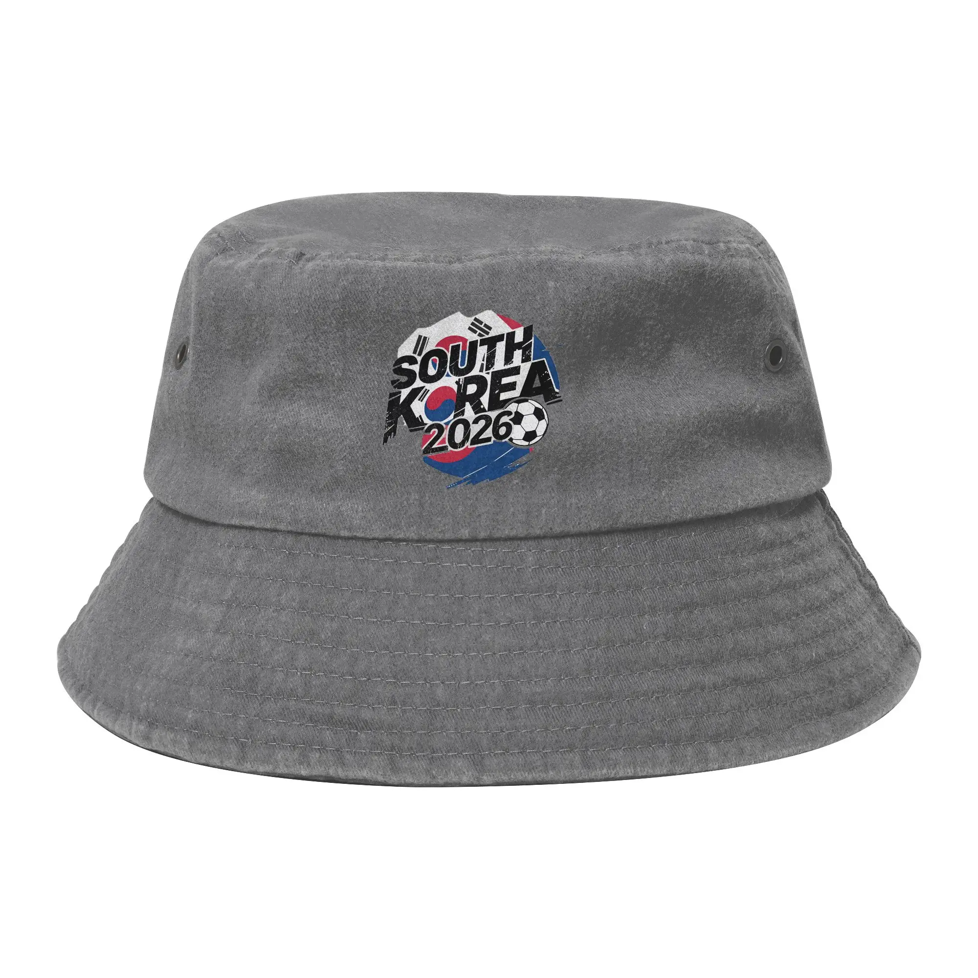 Men Women Bucket Hats South Korea Football Match 2026 Beach Hatwear Camping Fishing Hat Usa Canada Mexico Soccer Panama Hat