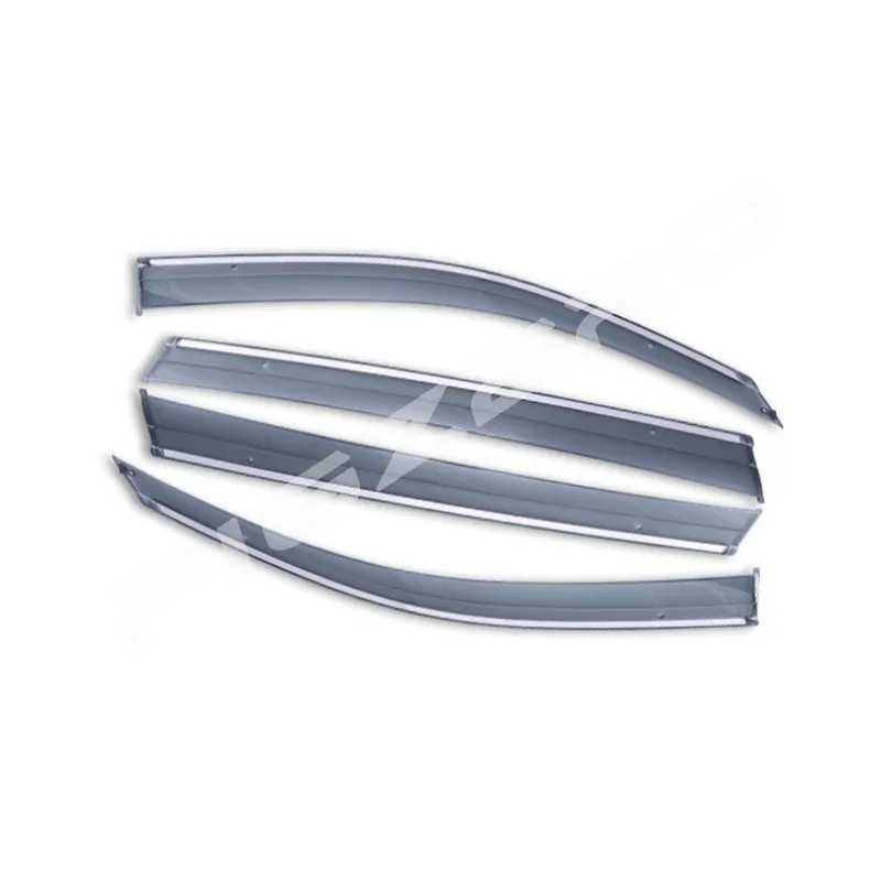 for Neta AYA Car Awnings Shelters Rain Deflector Front Rear Left Right Thickened Rain Shield Stainless Steel Trim Strip 4Pcs