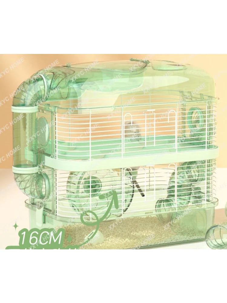 Hamster CageOversized Villa Anti-Escape Small Hamster House Three-Layer Djungarian Hamster Cage Large Nest Luxury House Supplies