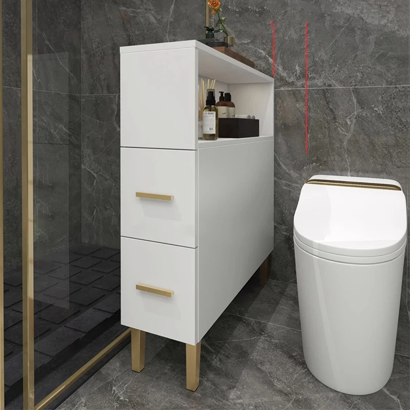 خزانة تخزين خشبية منظم أقسام المرحاض تطهير الطب خزانة حمام ورق فاخر أثاث منزلي Gabinete #5