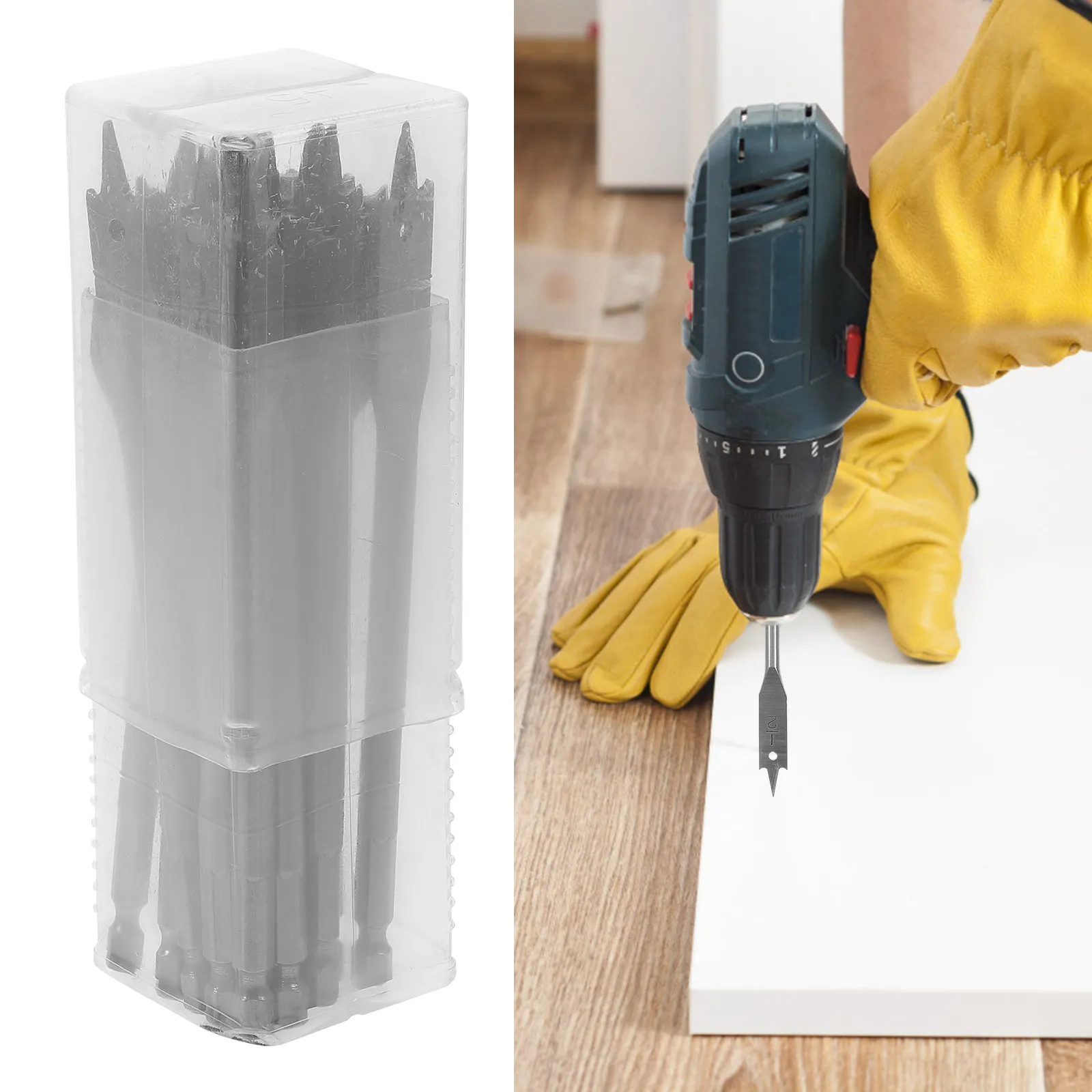 

Набор из 13 стальных лопаточных сверл для деревообработки, для ручной дрели, для точного и чистого сверления отверстий, для мастеров и любителей DIY