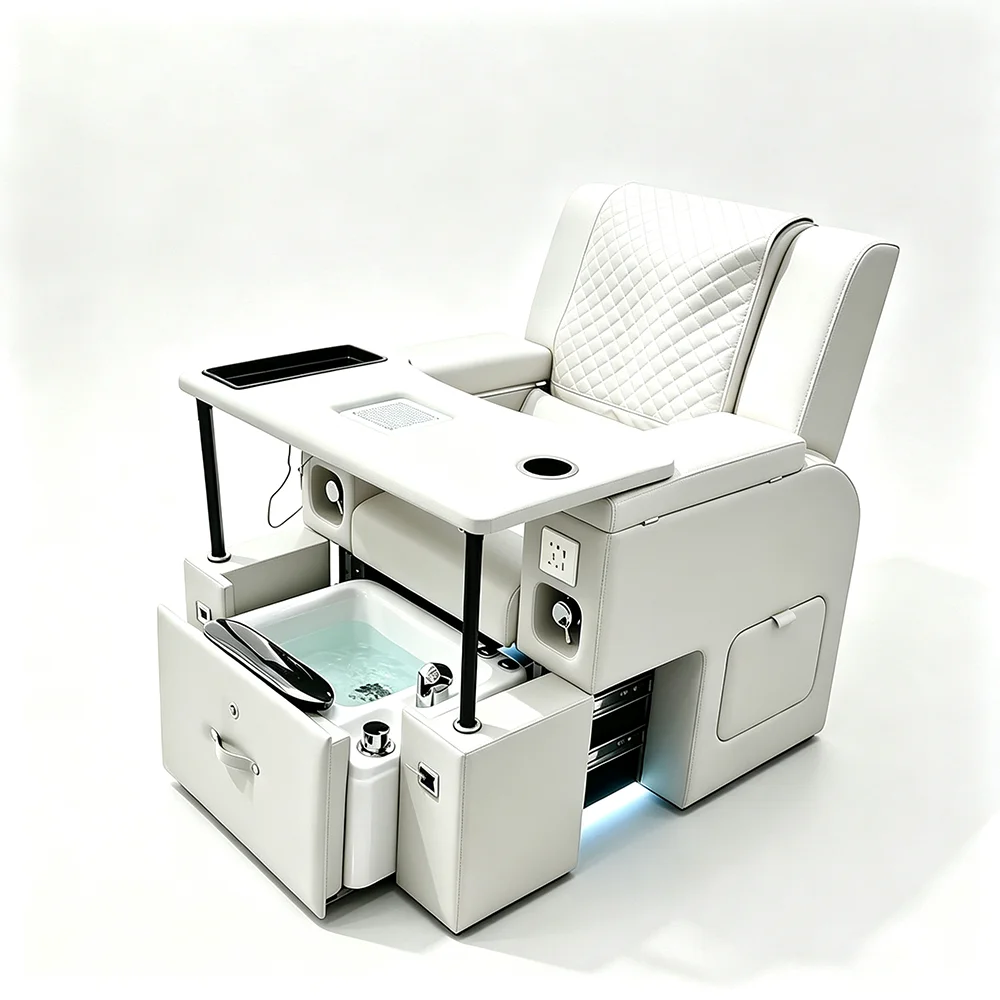 Professioneller Multifunktionaler Pediküre-Massagestuhl, Komfortabel & Langlebig, All-in-One Fußbad für Nagelstudios & Beauty-SPA – Detail 22