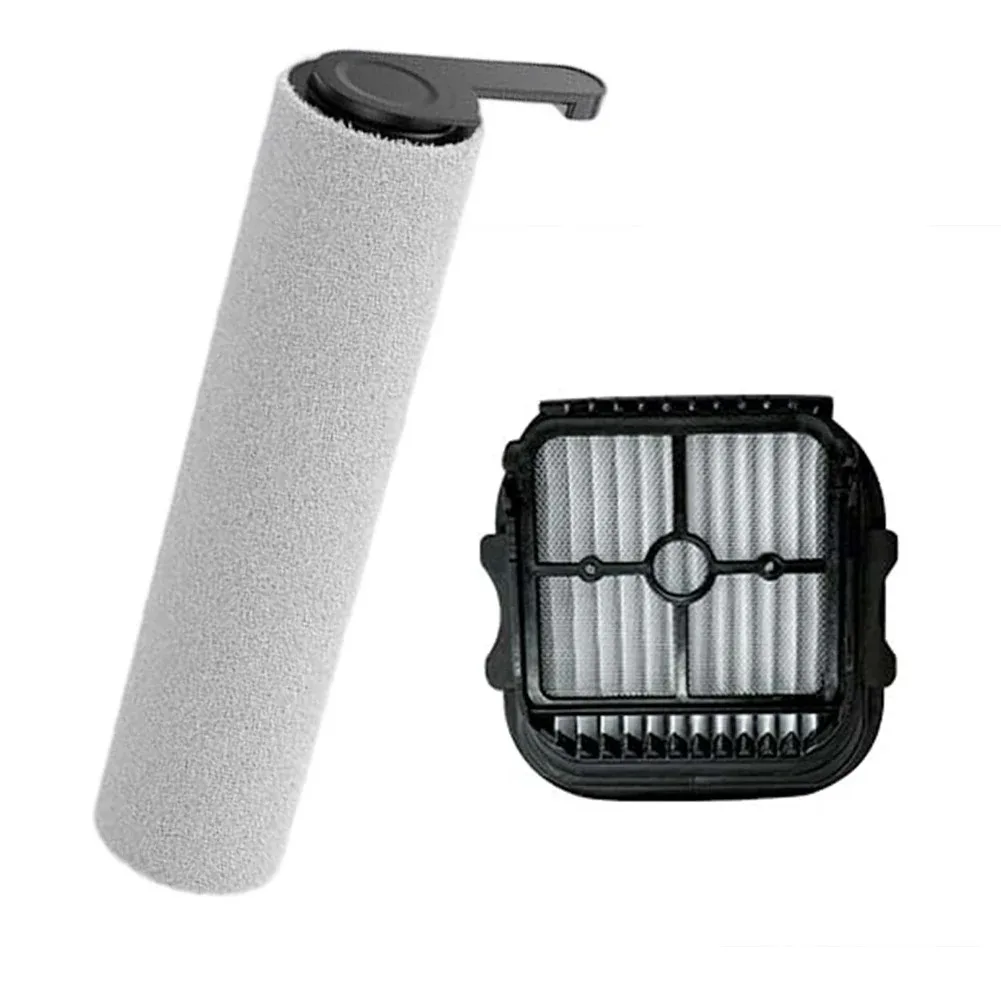 Replacement Roller Brush And Filter Set For JONR ED12 Pro Max Cordless Wet Dry Vacuum Cleaner, High-Density Soft Bristles
