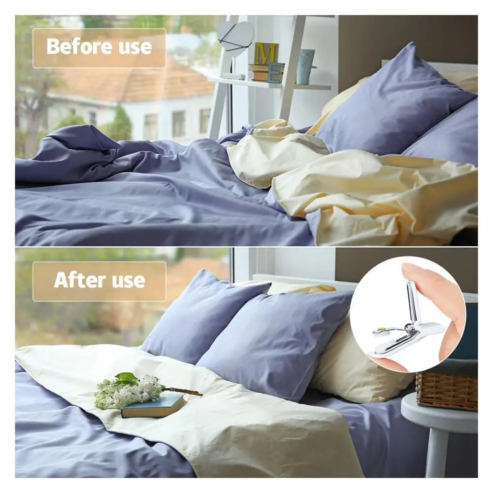 Duvet Holder Clips Duvet Cover Holders 6 Pcs Quilt Holder Clips Anti-slip Duvet Fasteners Padded Comforter Blanket Snaps