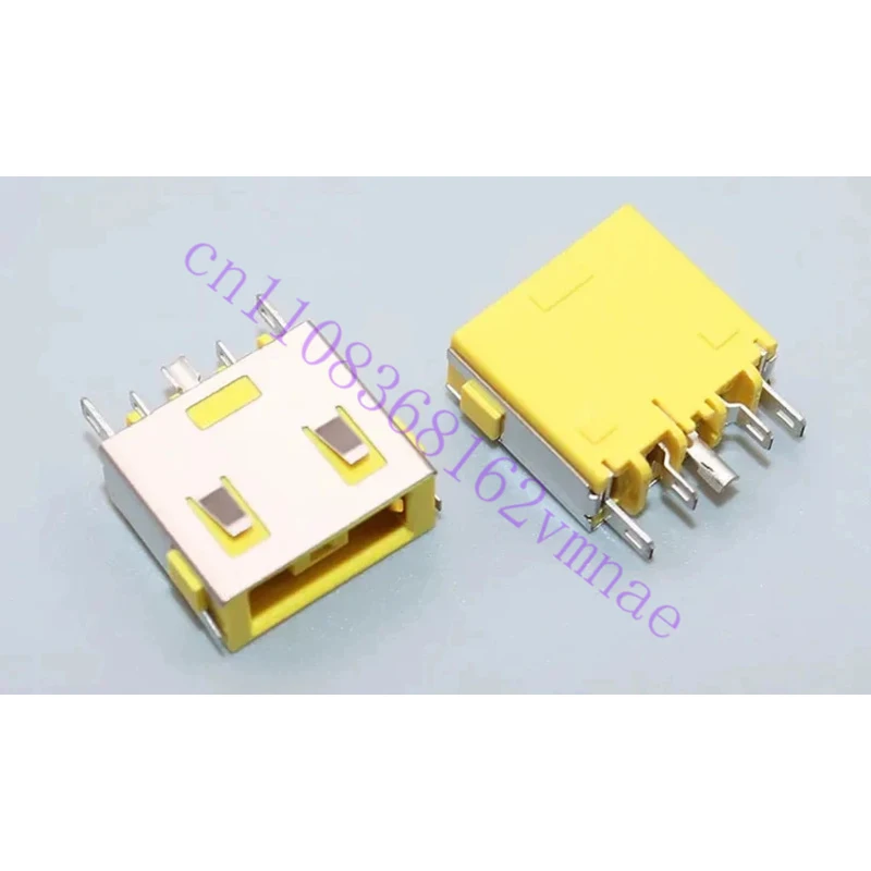 10-100Pcs Yellow Laptop DC Power Jack Socket Connector For Lenovo G400 G405S G505 G490 G500 G505 Z501