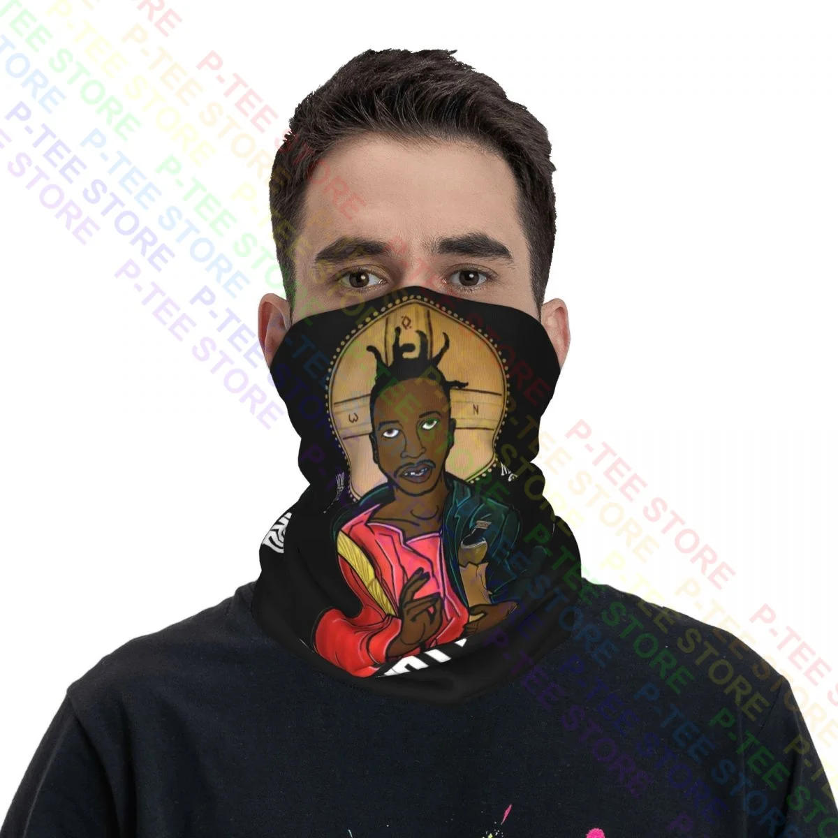 Old School 90S Cypha Underground Old Dirty Bastard Neck Gaiter Bandana bufanda máscara facial esquí Hip Hop Face Head Wrap