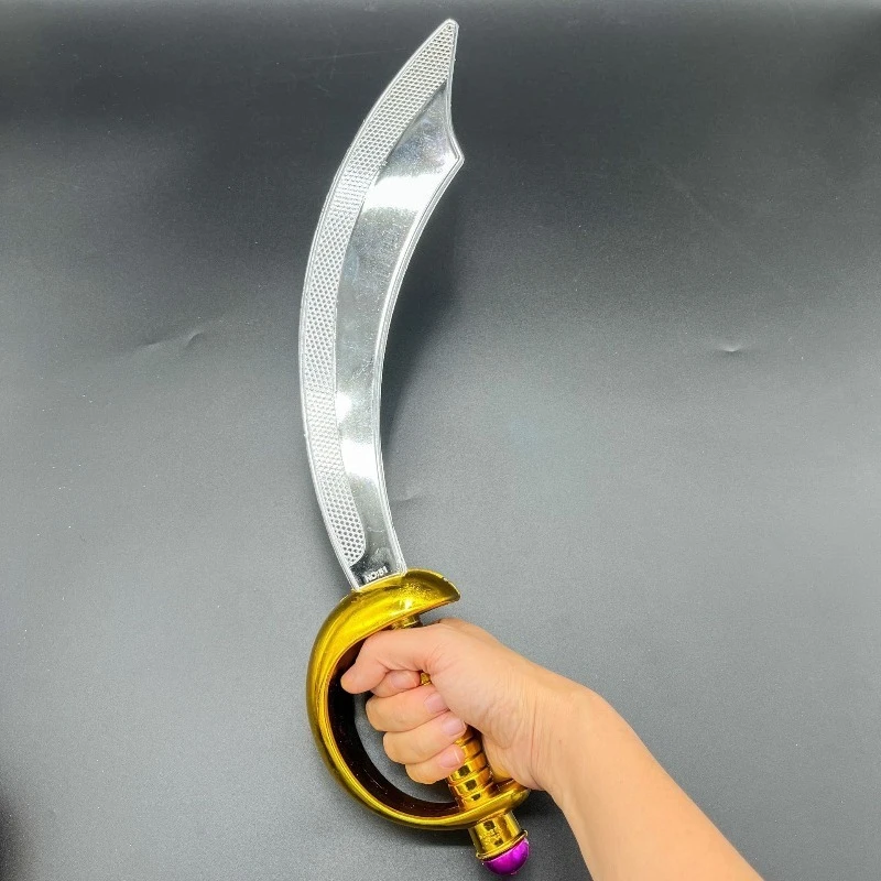 43cm/16.93in Nóż Piracki PU Katana Model Plastikowe Rekwizyty Gadżety do Gier Kreatywność Cosplay Ozdoby Zabawka Dekoracja na Imprezę Prezent