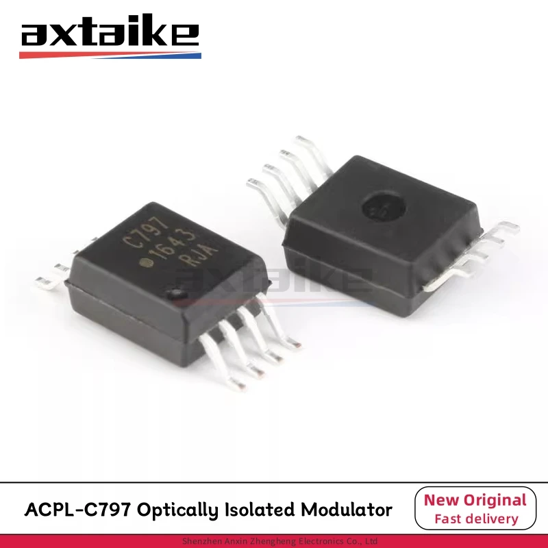

5PCS C797 SMD-8 ACPL-C797 ACPL-C797-500E ACPL-C797-000E Optically Isolated Sigma-Delta Modulator IC Photocoupler