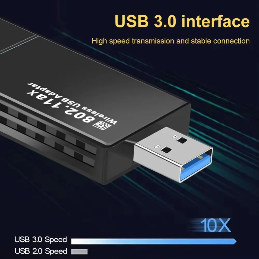 

Беспроводная сетевая карта 1300 м, 2,4G/5 ГГц, двухдиапазонный адаптер PCIE Wi-Fi, свободный вращающийся USB-адаптер Wi-Fi для компьютера/телефона/планшета