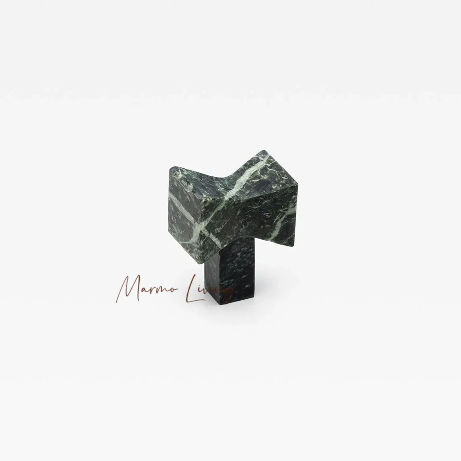 French 100%Natural Marble Wardrobe Door Handle Luxury Verde Green Stone Knob Designer Furniture Drawer Pull Cabinet Knob