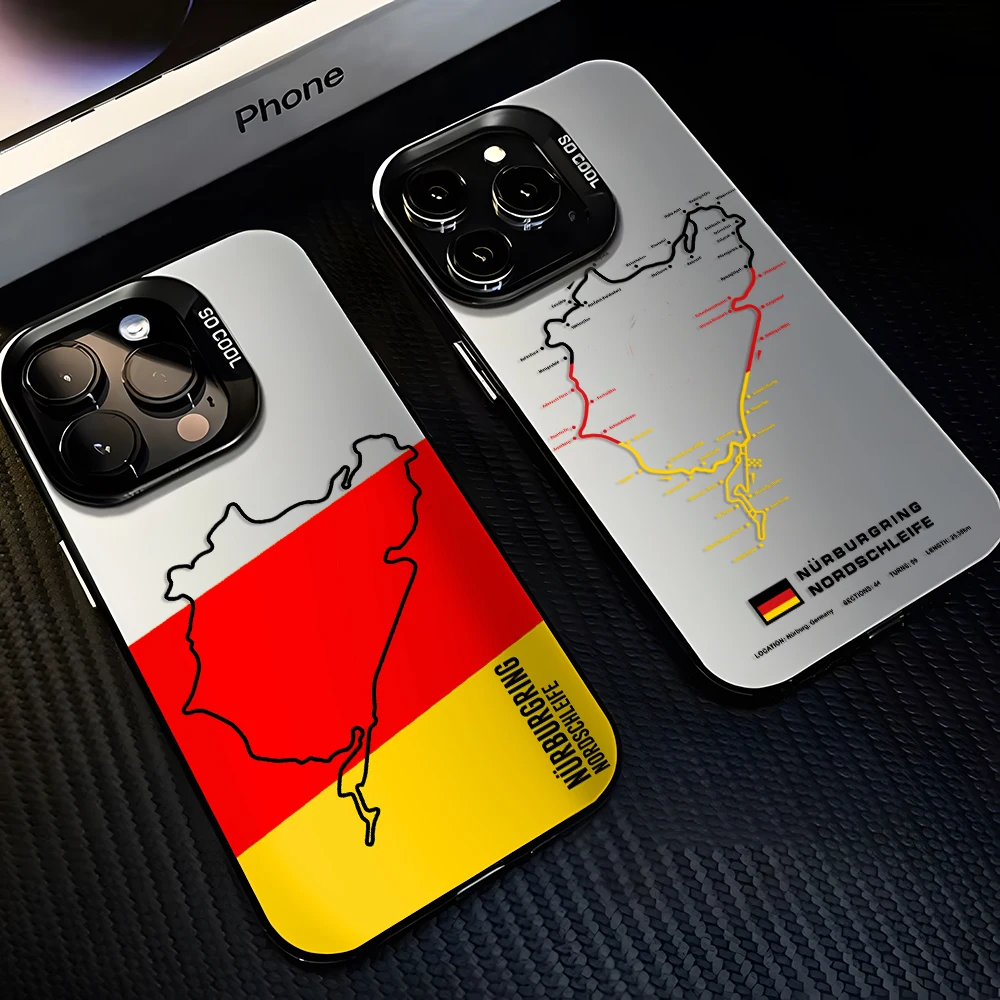 

luxury Sport Racing Track Nurburgrings Phone Case for Oppo Realme 14 13 12 11 10 9i 8i C75 C65 C63 C55 C53 C35 C33 C20 C21Y C15