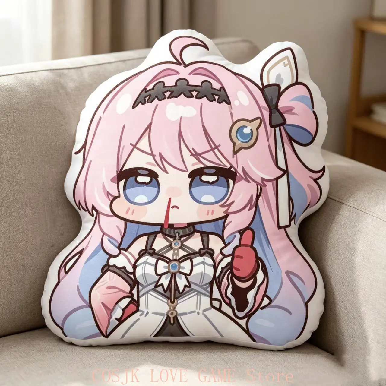 

Anime Denia Wuthering Waves Q version Cushion Plushies Plush Pillows Cushion Stuffed Throw Pillow Home Sofa Decor Xmas Gift