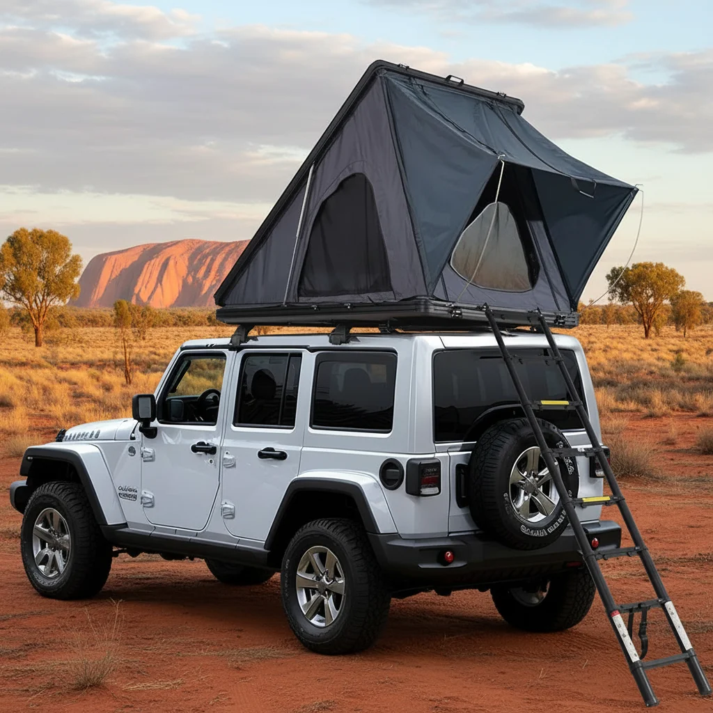 Ultralight Roof Top Tent Cars Camping Tente De Toit 4x4 Voiture Protection Rainproof Foldable Features Clamshell Rooftop Tent