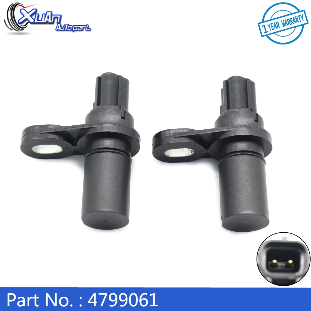 XUAN 2PCS Transmission Speed Sensor Input or Output 4799061 for Dodge Nitro Durango Dakota Ram Jeep Wrangler Liberty Chrysler