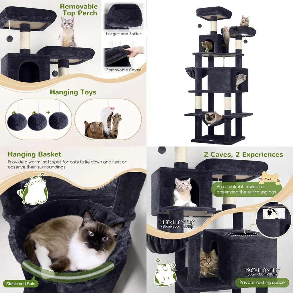 76 Tall Cat Tower W…