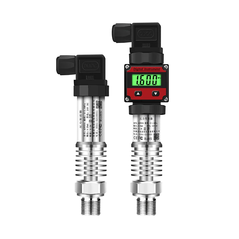 High Temperature Water Pressure Sensor 16bar 1Mpa 500Kpa Oil Gas Steam Boiler Pressure Transducer Hot Water Pressure Transmitter