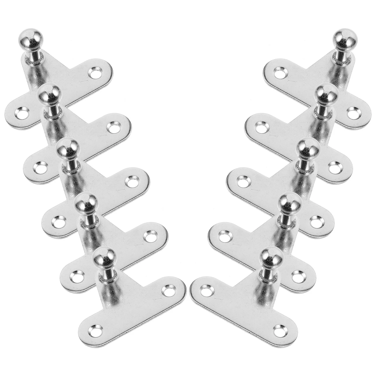 10Pcs Industrial Grade Iron Gas Strut Brackets Ball Mount Bracket for Vehicle Hood Lift Cabinet Door Support Desk Spring Lift