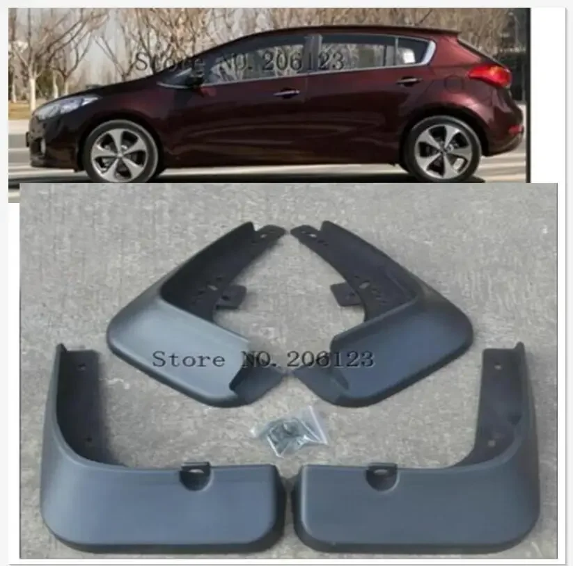 Car Mud Flaps For Kia Forte 5 Cerato K3 2014 2015 2016 Hatchback Mudflaps Splash Guards Mud Flap Mudguards Fender Front Rear