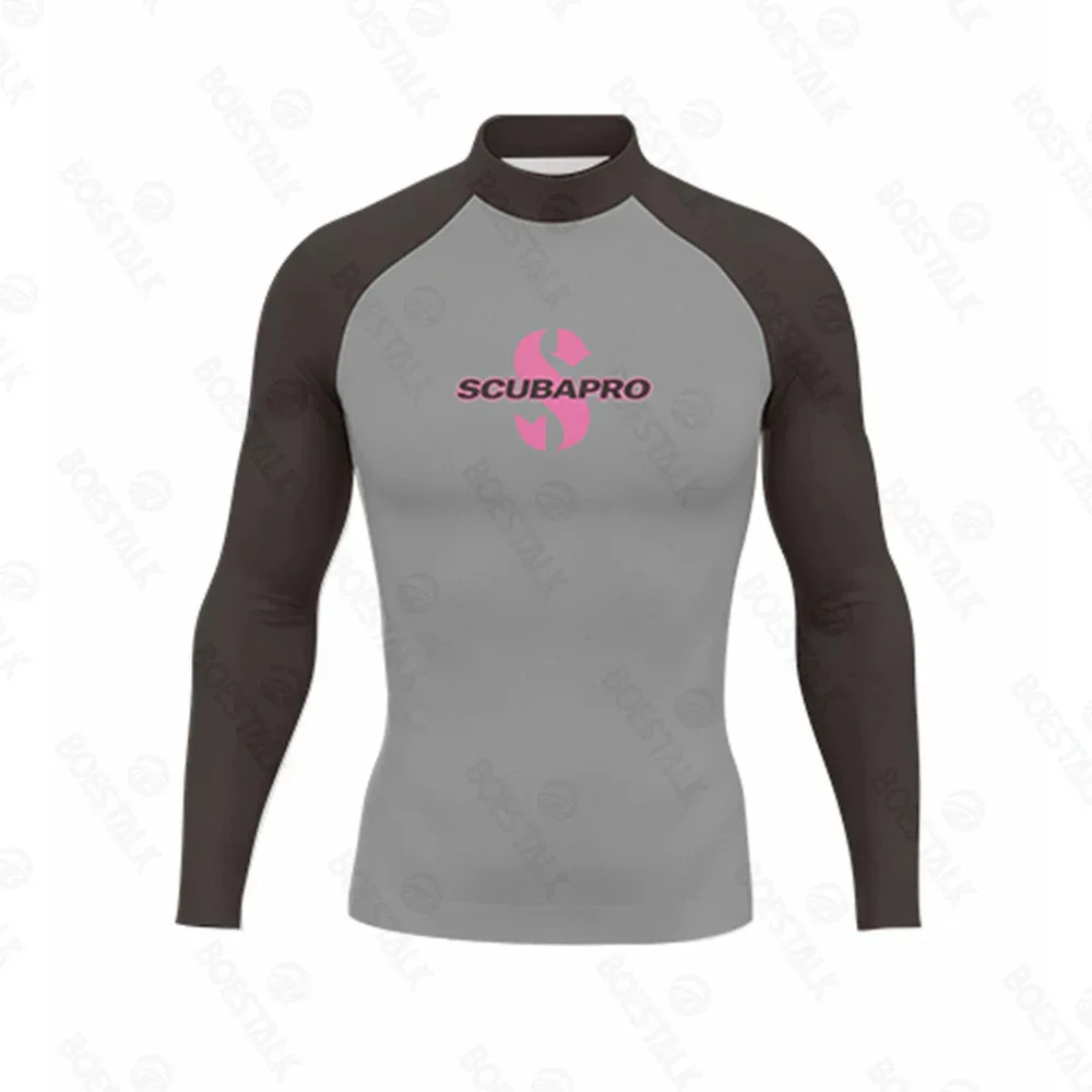 SCUBAPRO Men's UPF 50+ Rashguard Shirt: Long Sleeve Swim T-Shirt - UV Block Diving, Surfing & Swimwear Top