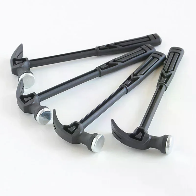 Mini Hammer Plastic Handle Claw Hammer Home  Grid Hammer Building block hammer