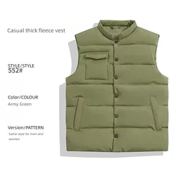 2024 New Men Spring Autumn Down Vest Jackets Lightweight Camping Hiking Outdoor Sports Packable Puffer Sleeveless Vest Coats