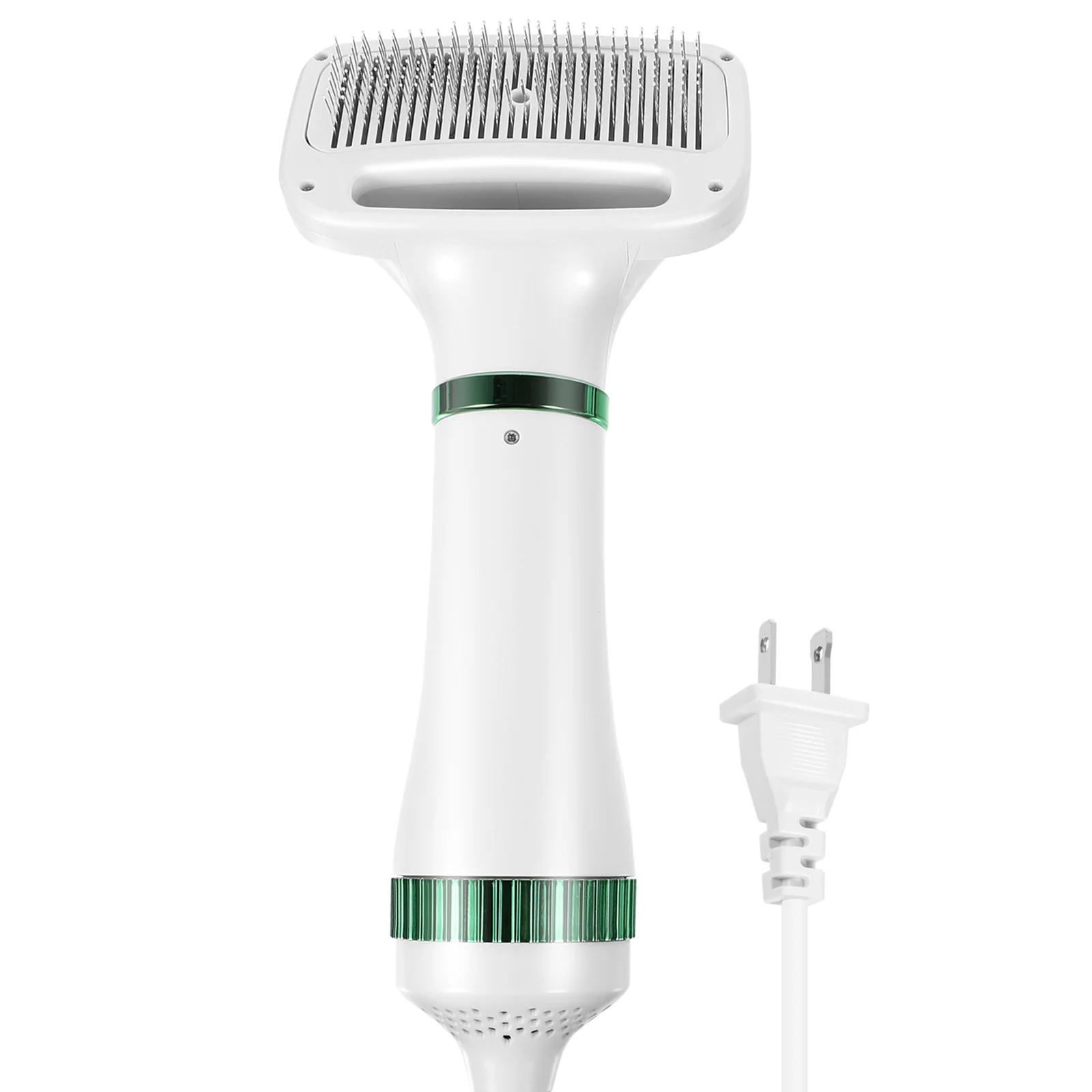 

Grooming Hair Dryer Comb 3 Speed Dog Cat Deshedding Dog Hair Blower Brush Adjustable Temperature Blower Us Plug