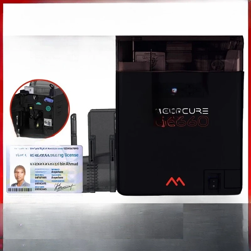 

Printer Health Card Work ICVIP Membership Card Access Card PVC Heat Transfer Laminating Machine Matica MC110 MC660
