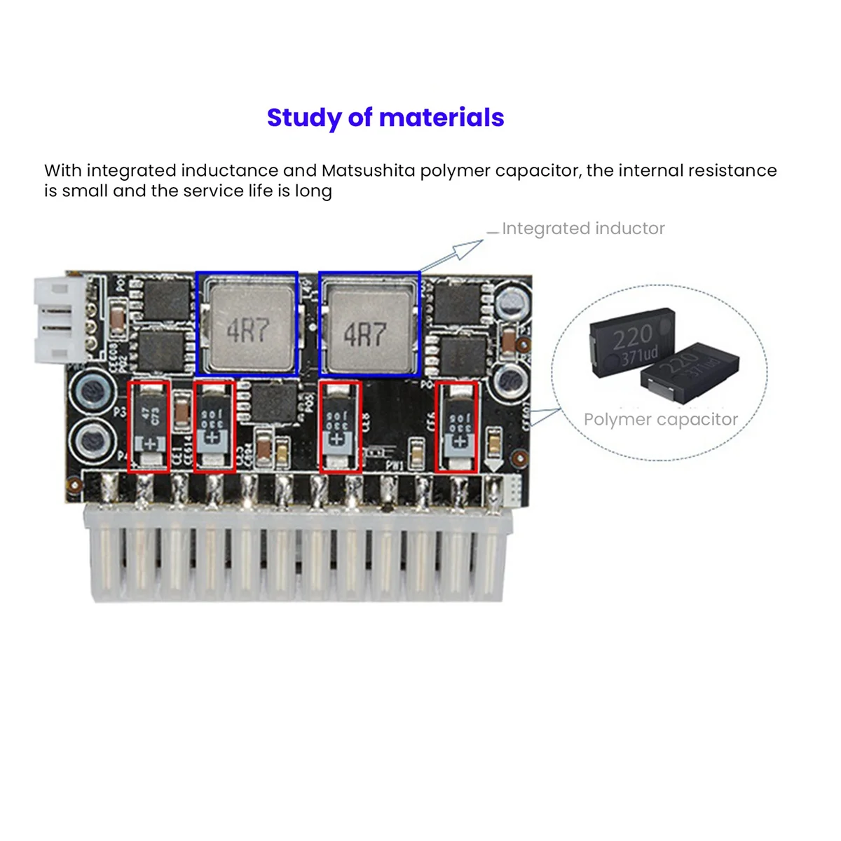 High Power 300W 12V DC5,5X2,5MM Eingang DC-ATX Netzteil Pico ATX Schalter Bergbau Netzteil 24Pin MINI ITX DC ATX PC Netzteil