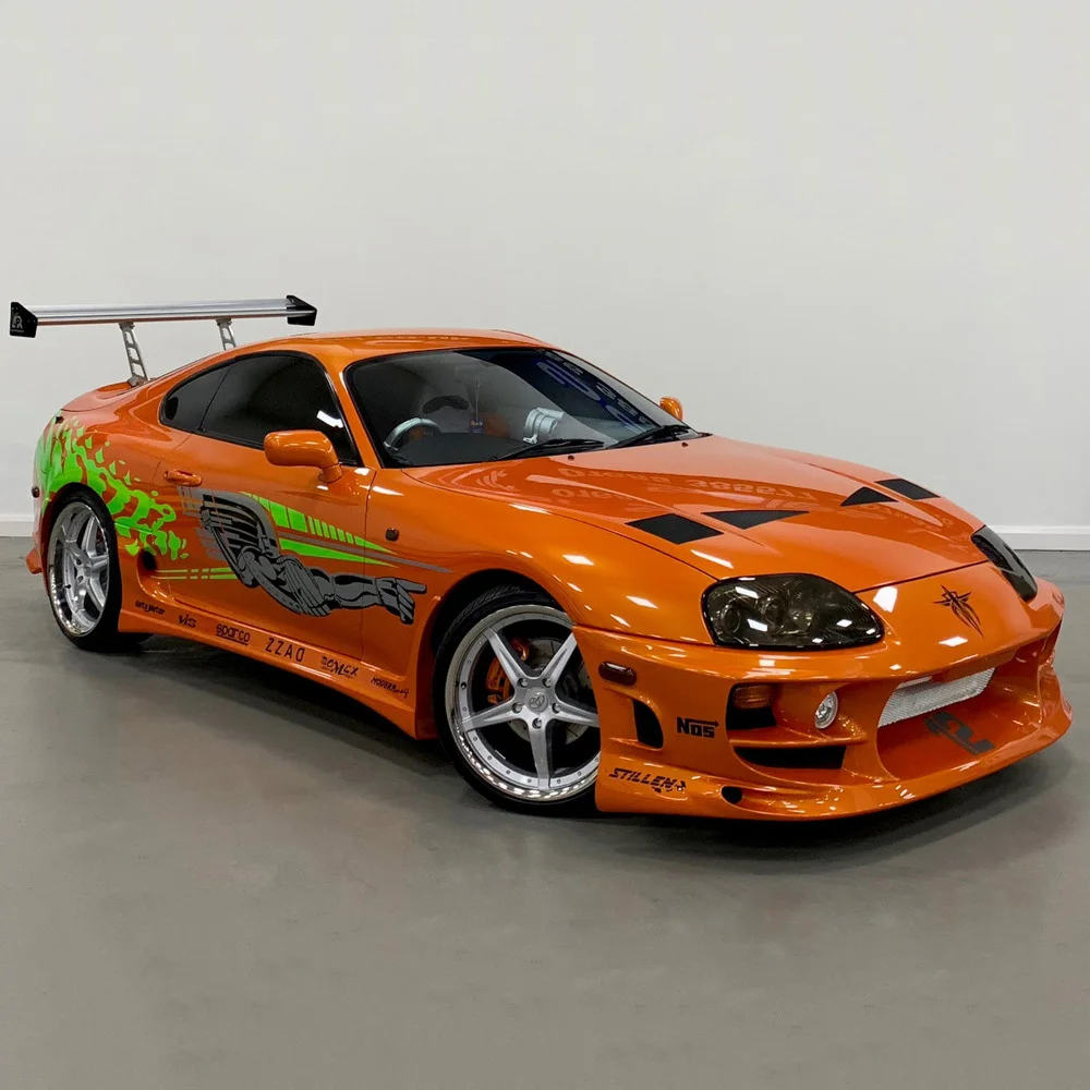 1/10/24/28 Supra scale RC Remote Control Car Fast & Furious Paul Walker Driving Style Decal Sticker Label Upgrade - Image 3