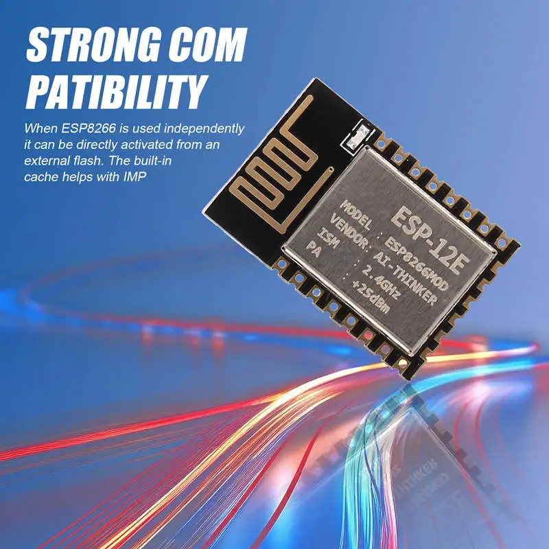 B03B-Serial Module ESP-12E ESP8266 Serial Port Complete 802.11B/G/N Wi-Fi SOC Portable Module