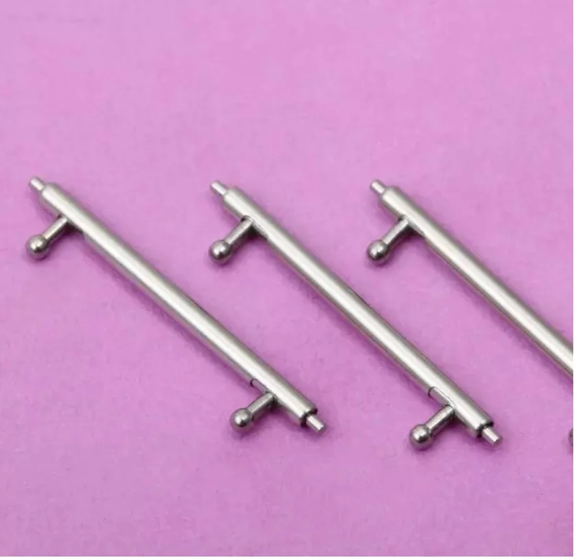 10pcs  DIA.1.8mm Quick Release Spring Bar Stainless Steel  Double-switch Spring Watch Speed Pins