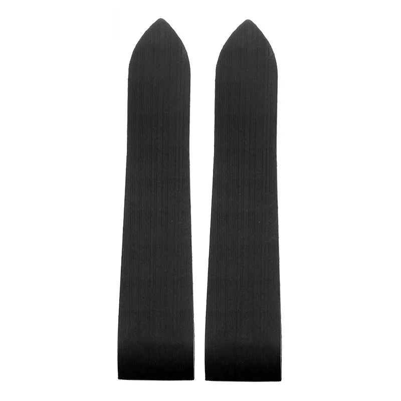 

For Cartier Santos 100 W2020007 Waterproof Rubber Watch strap 25mm black soft Silicone Stainless steel watch buckle Watchband