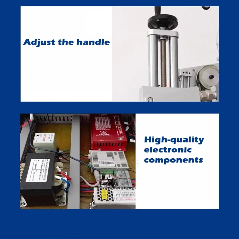 Full-Automatic Round Plastic Bottle Labeling Machine Round Bottle Sticker Equipment with Touch Screen 220V
