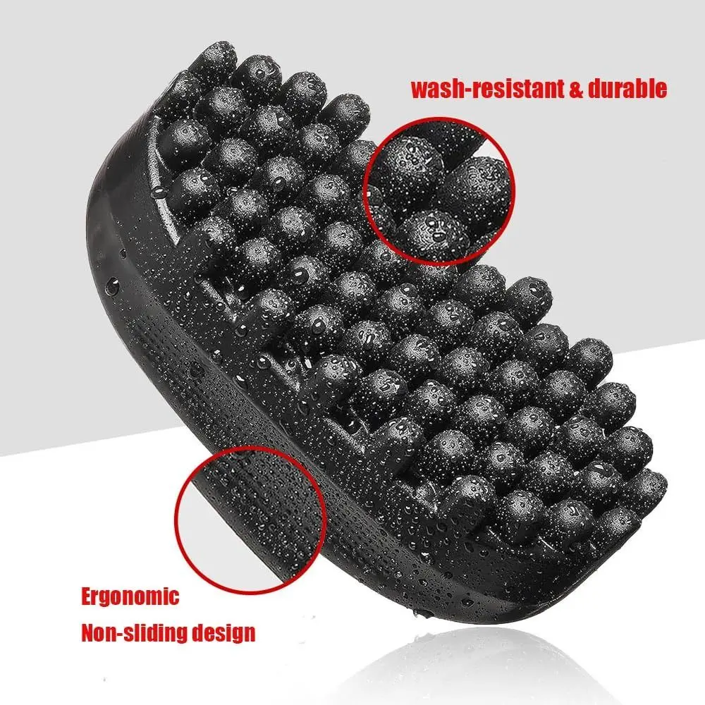 

Silicone Curl Hair Silicone Brush Edge Groove Design 2 In 1 Twist Styler Brush Soft Air Cushioning Silicone Portable