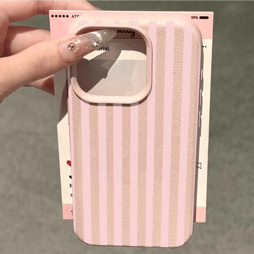 Millennium Minimalistisches Rosa Handyhülle für iPhone 17 16 15 14 13 12 11 Pro Max 16 15 Plus XR Silikon Matt Weiche Stoßfeste Hülle – Detail 2