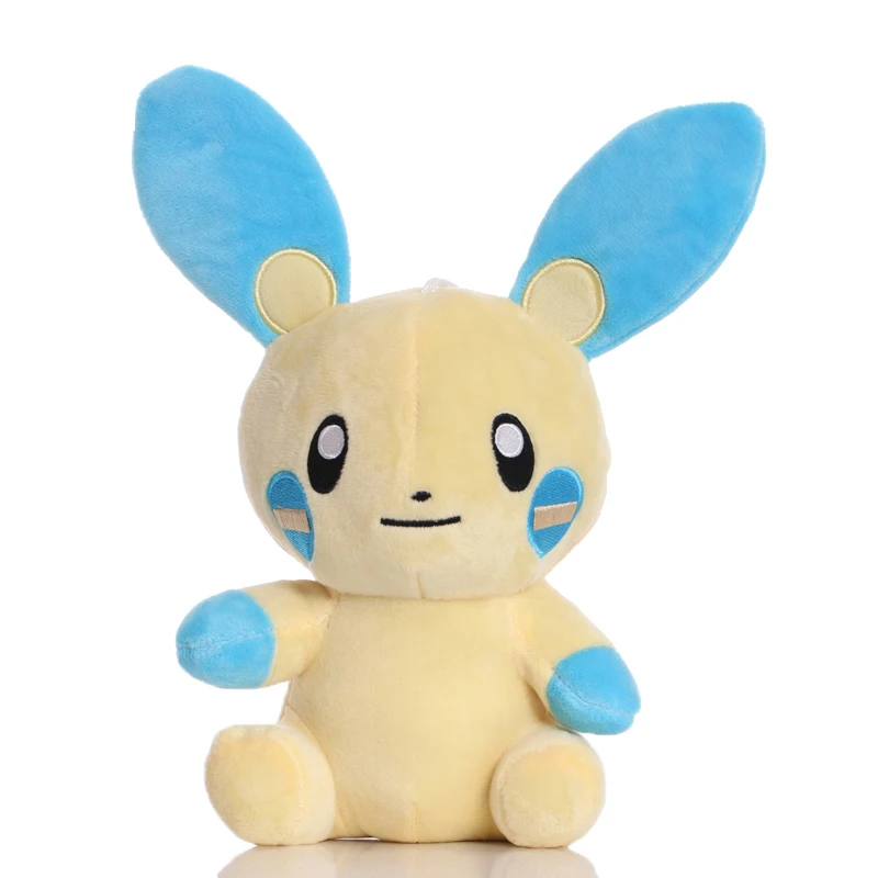 1 шт., 22 см, плюшевые игрушки Pokemon Plusle & Minun, мягкие игрушки-животные, куклы, подарки для детей