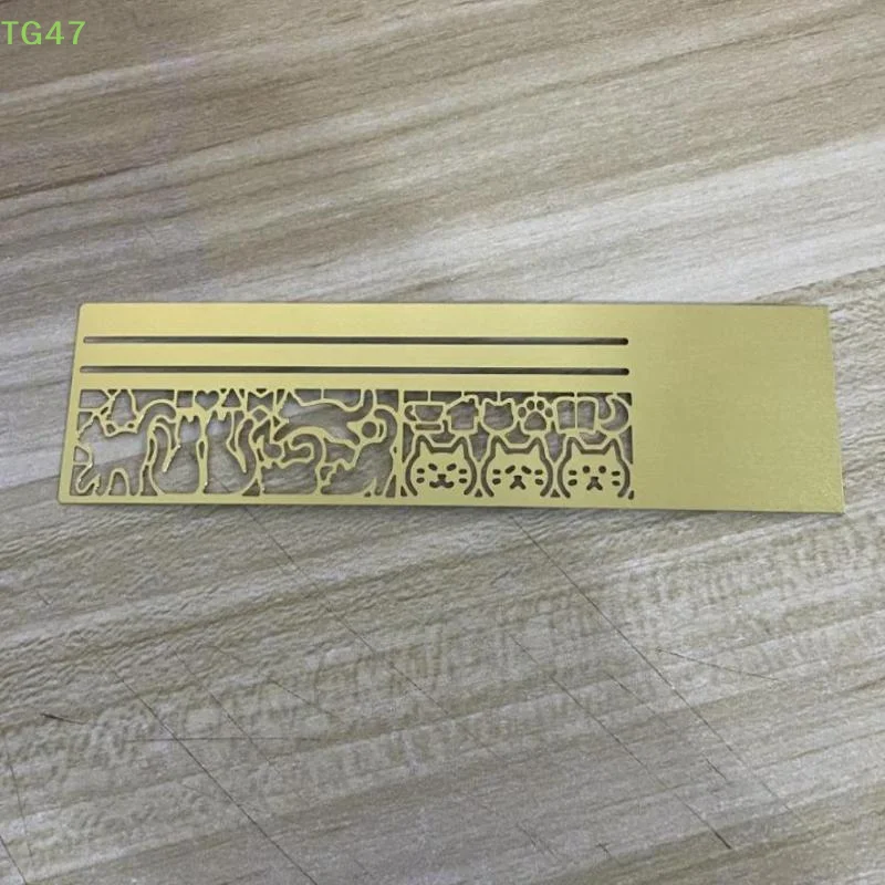 【LS】1Pc Cute Cat Double Sided Ruler Bookmark Creative Measuring Marker For Diary Planner Notes Student Stationery Gift