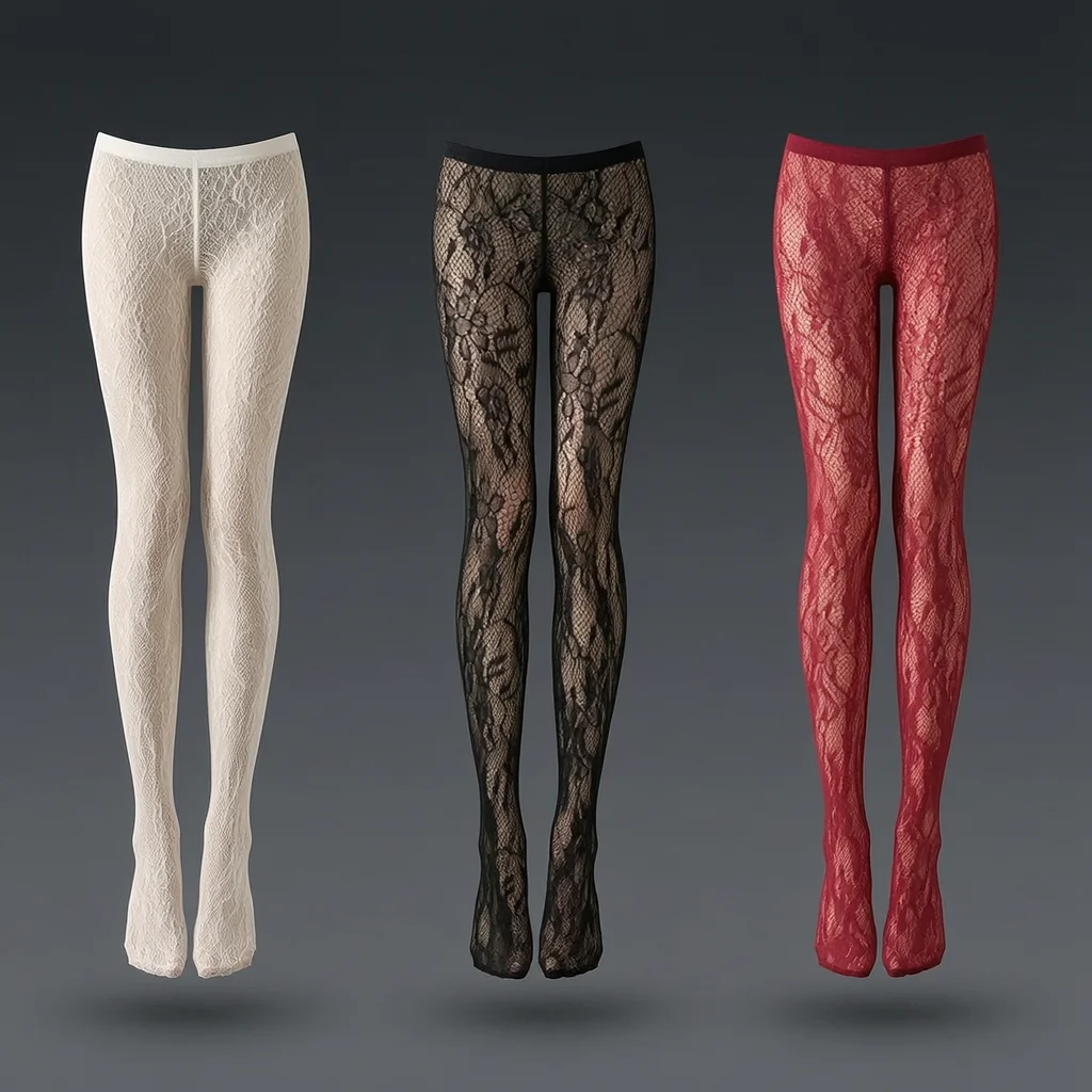 Mesh Tights Hollow Out Gothic Jacquard Sheer Stockings Summer Thin Transparent Legwear Cosplay Party Wear